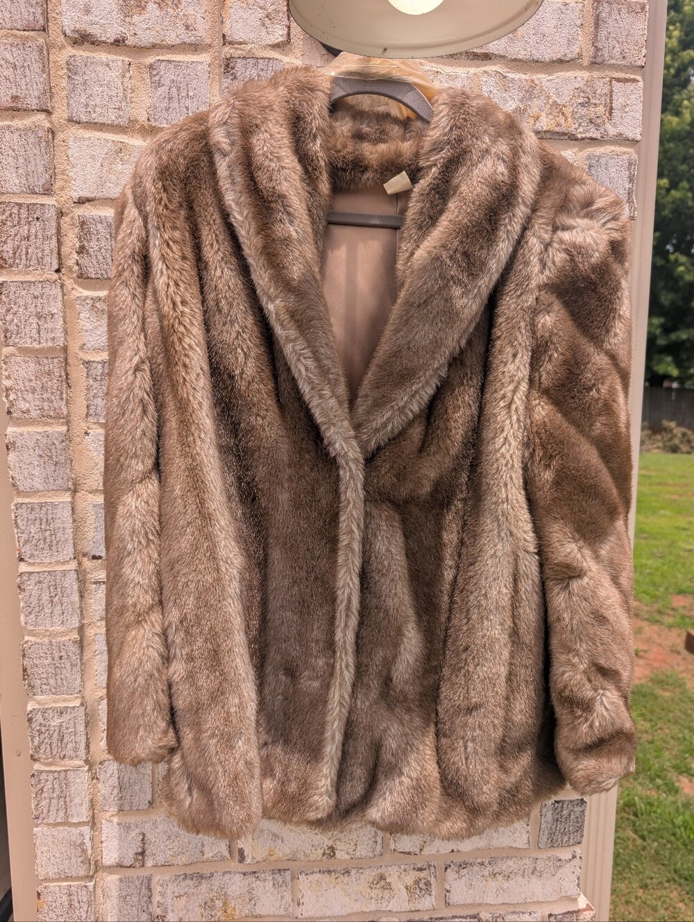 Vintage G. Caseratti Faux Fur Coat